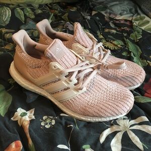Light pink adidas ultra boost
